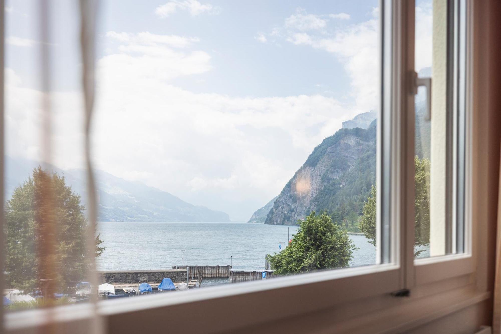 Hotel Seehof Superior Walenstadt Bagian luar foto